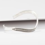 Bruce Morgan Stamped Sterling Silver Sweater Cuff