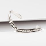Bruce Morgan Stamped Sterling Silver Sweater Cuff