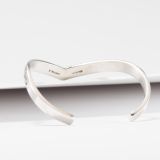 Bruce Morgan Stamped Sterling Silver Sweater Cuff