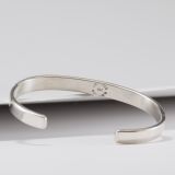 Bruce Morgan Stamped 14kt Gold and Sterling Silver Cuff