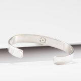 Bruce Morgan Stamped 14kt Gold and Sterling Silver Cuff