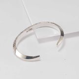 Jennifer Curtis Stamped Sterling Silver Carinated Cuff