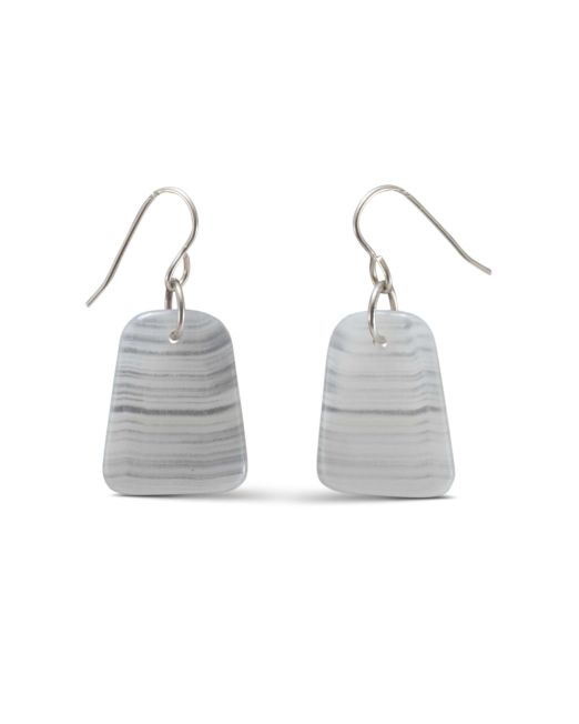 Cheyenne Grabiec Banded Onyx Tab Earrings