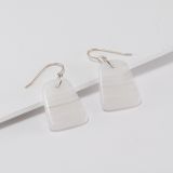 Cheyenne Grabiec Banded Onyx Tab Earrings