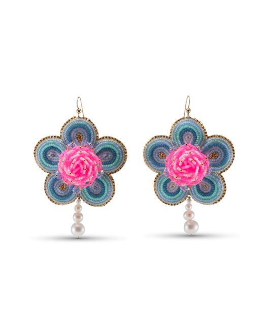 Arla Lucia XL Nebula Beaded Earrings