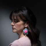 Arla Lucia XL Nebula Beaded Earrings