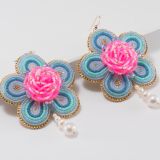 Arla Lucia XL Nebula Beaded Earrings
