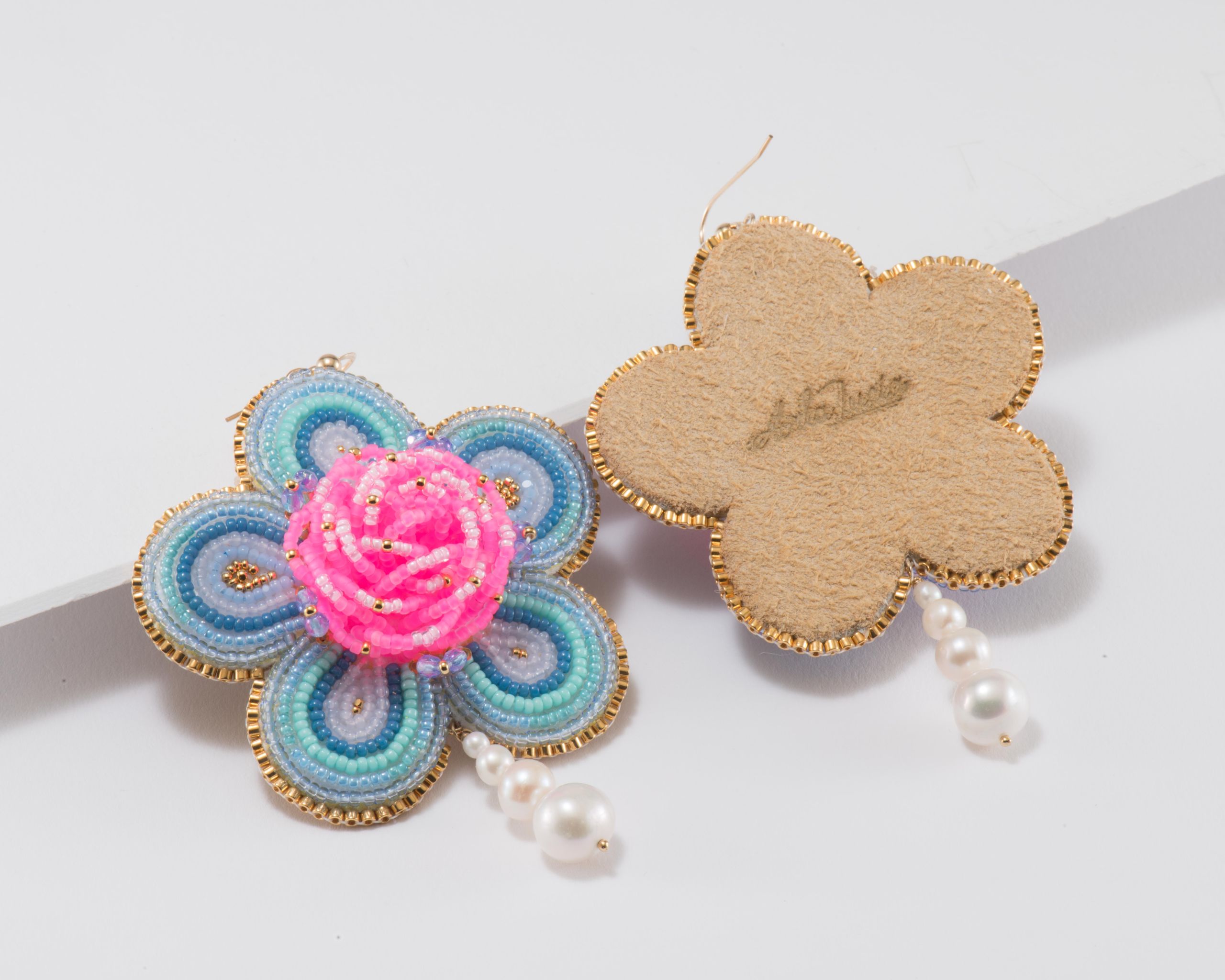 Arla Lucia XL Nebula Beaded Earrings