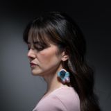 Arla Lucia Moon Nebula Beaded Earrings