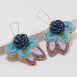 Arla Lucia Moon Nebula Beaded Earrings