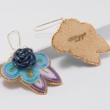 Arla Lucia Moon Nebula Beaded Earrings