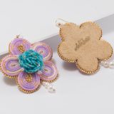Arla Lucia Blooming Nebula Beaded Earrings