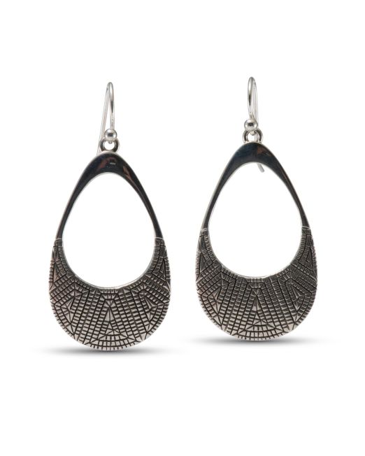 Elgin Tom Sterling Silver Maze Earrings