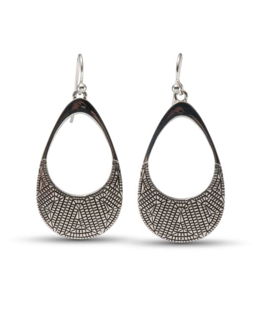 Elgin Tom Sterling Silver Maze Earrings