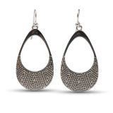 Elgin Tom Sterling Silver Maze Earrings
