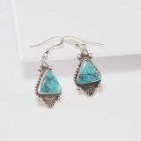 Stanley Parker Turquoise and Sterling Silver Earrings