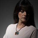 Mary Louise Tafoya Abstract Mosaic Necklace