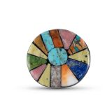 Mary Louise Tafoya Abstract Mosaic Pin