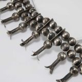 Vintage Navajo Squash Blossom Necklace Circa 1920s