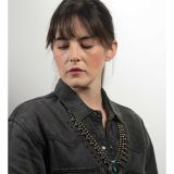 Vintage Navajo Squash Blossom Necklace Circa 1920s