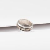 Bruce Morga Stamped 14kt Gold and Sterling Silver Ring