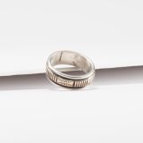 Bruce Morgan Stamped 14kt Gold and Sterling Silver Ring