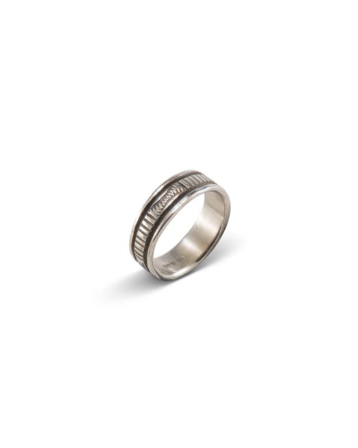 Bruce Morgan Stamped Sterling Silver Ring