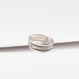 Bruce Morgan Stamped Sterling Silver Ring