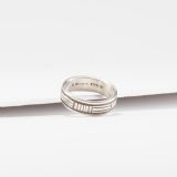 Bruce Morgan Stamped Sterling Silver Ring