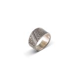 Elgin Tom Sterling Silver Maze Ring