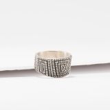 Elgin Tom Sterling Silver Maze Ring