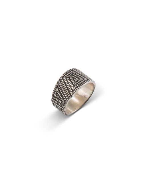 Elgin Tom Sterling Silver Maze Ring