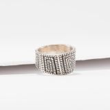 Elgin Tom Sterling Silver Maze Ring
