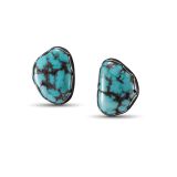 Vintage Navajo Turquoise Cufflinks