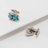 Vintage Navajo Turquoise Cufflinks
