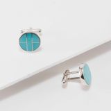 Supersmith Inc Arizona Blue Collection Inlay Cufflinks