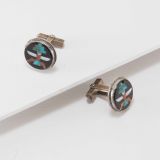 John Gordon Leak (Leekity) Knifewing Man Cufflinks