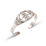 Fred Harvey Era Silver Thunderbird Cuff