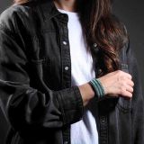 Zuni Turquoise Needlepoint Wide Cuff