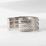 Zuni Turquoise Needlepoint Wide Cuff