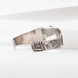Fred Harvey Era Turquoise and Thunderbird Cuff