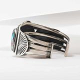 Paul J Begay Three Stone Bisbee Turquoise Cuff