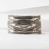 Vintage Navajo Ingot Silver Cuff First Quarter 20th Century