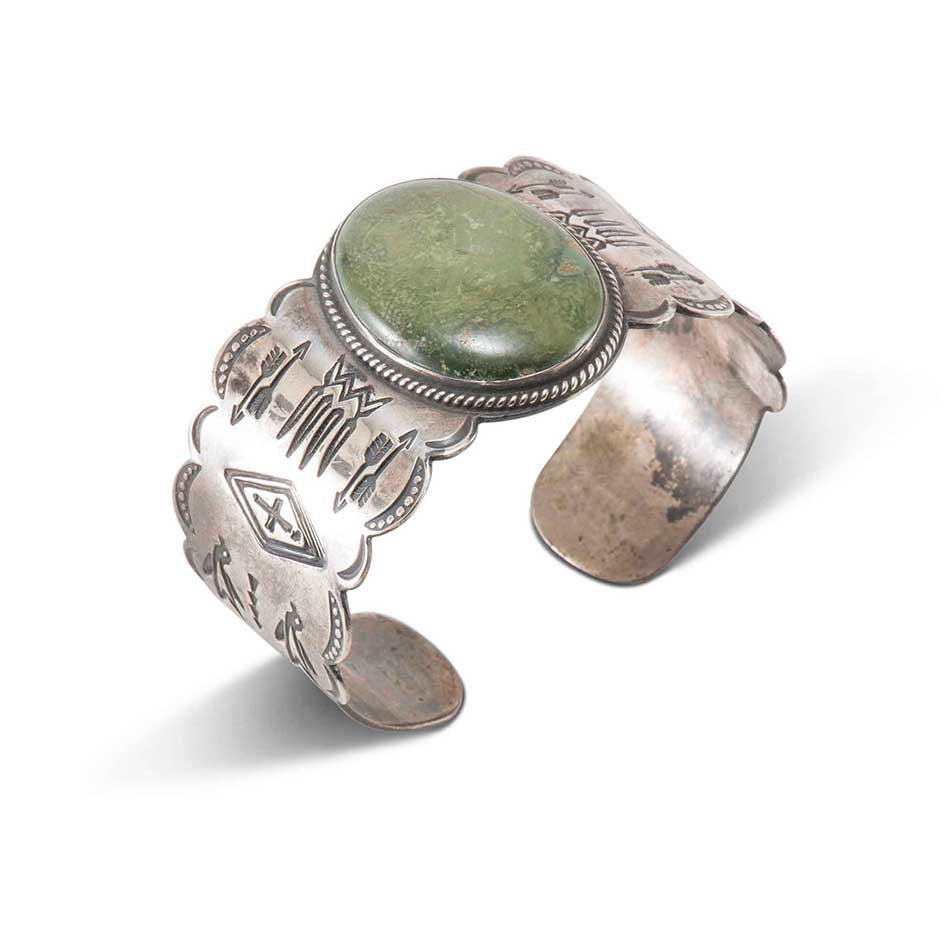 Fred Harvey Era Wide Turquoise Cuff