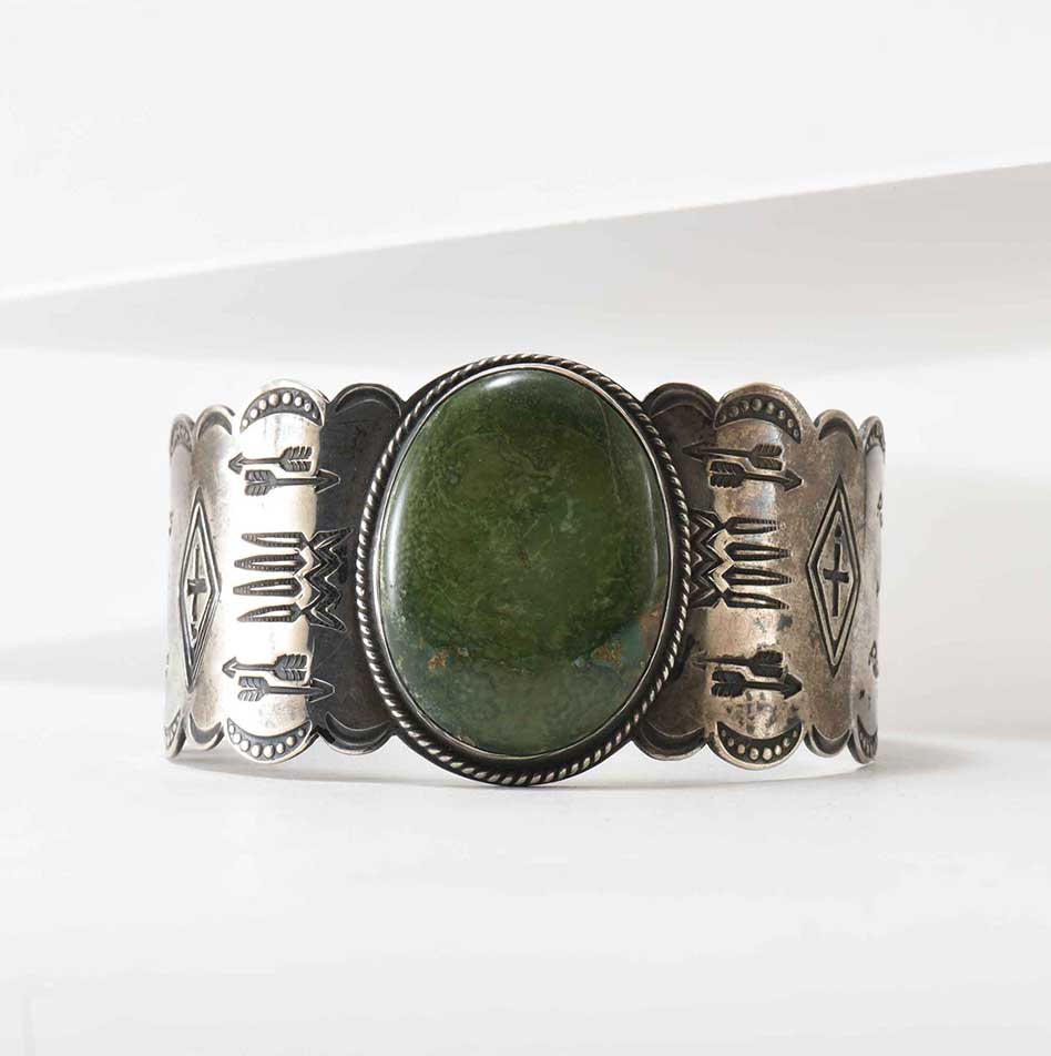 Fred Harvey Era Wide Turquoise Cuff