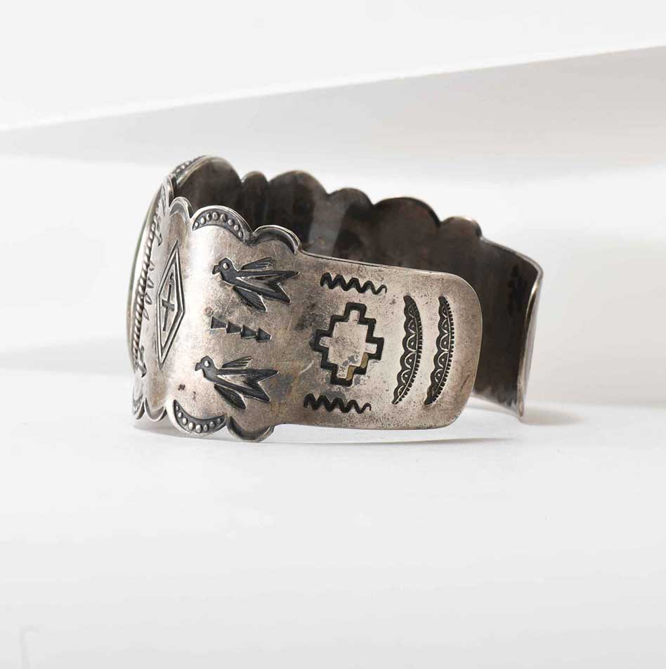 Fred Harvey Era Wide Turquoise Cuff