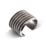 Preston Monongye Wide Cast Silver Cuff