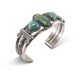 Harry Morgan Three Stone Turquoise Cuff