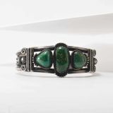 Harry Morgan Three Stone Turquoise Cuff