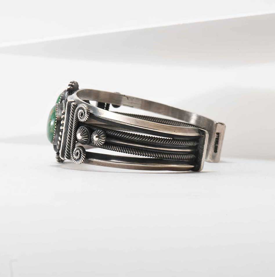 Harry Morgan Three Stone Turquoise Cuff